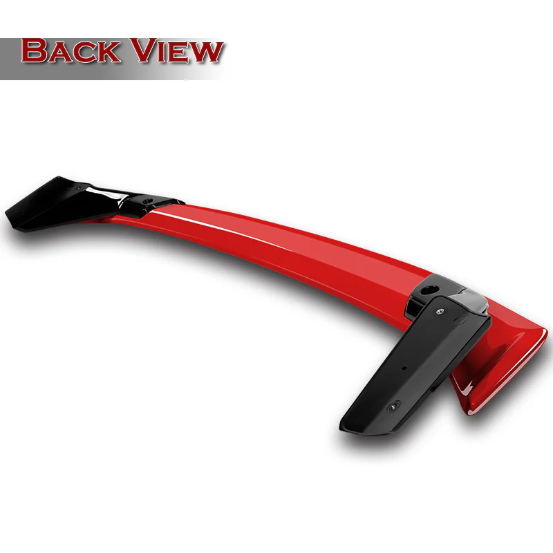 HP-Style Rear Trunk Lip Spoiler Wing For 2022-2025 Honda Civic Sedan 4-DR -ABS Painted Red - Image 4