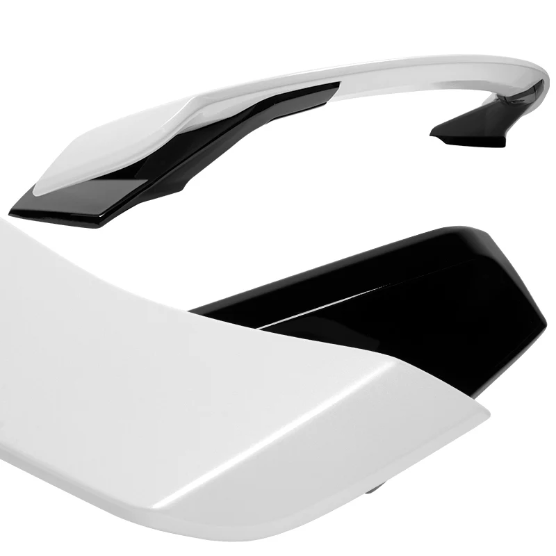 HP-Style Rear Trunk Lip Spoiler Wing For 2022-2025 Honda Civic Sedan 4-DR -ABS Painted White - Image 2