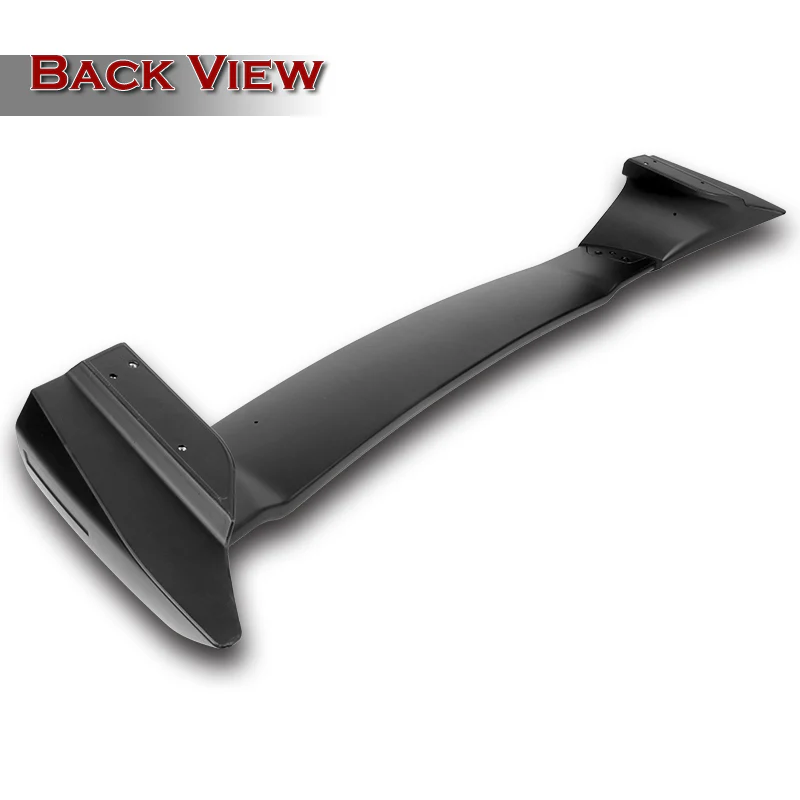 MUG-Style Rear Trunk Lip Spoiler Wing For 2012-2015 Honda Civic Sedan 4-DR -ABS Unpainted Matte Black - Image 4