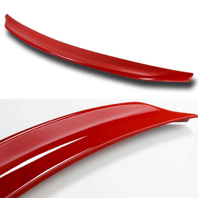Rear Trunk Lip Spoiler Wing For 2008-2017 Mitsubishi Lancer EVO 10 -ABS Painted Red - Image 2