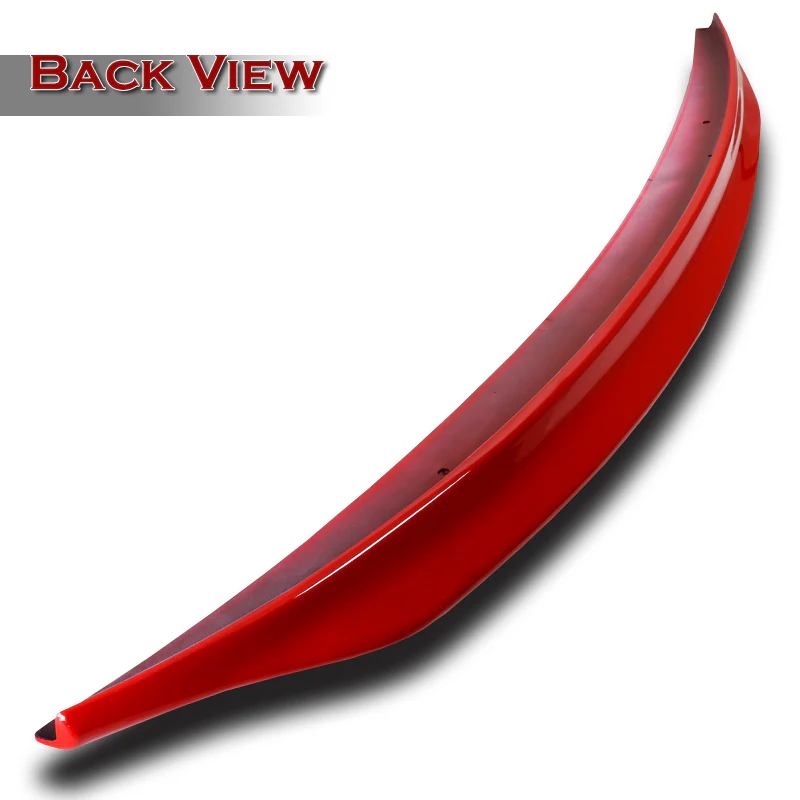 Rear Trunk Lip Spoiler Wing For 2008-2017 Mitsubishi Lancer EVO 10 -ABS Painted Red - Image 3