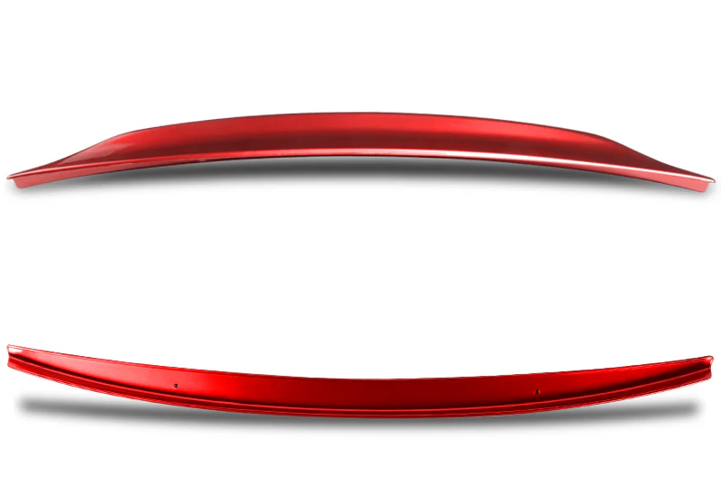 Rear Trunk Lip Spoiler Wing For 2008-2017 Mitsubishi Lancer EVO 10 -ABS Painted Red - Image 4