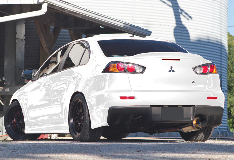 Rear Trunk Lip Spoiler Wing For 2008-2017 Mitsubishi Lancer EVO 10 -ABS Painted White - Image 11
