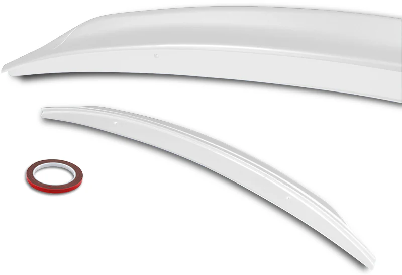 Rear Trunk Lip Spoiler Wing For 2008-2017 Mitsubishi Lancer EVO 10 -ABS Painted White - Image 2