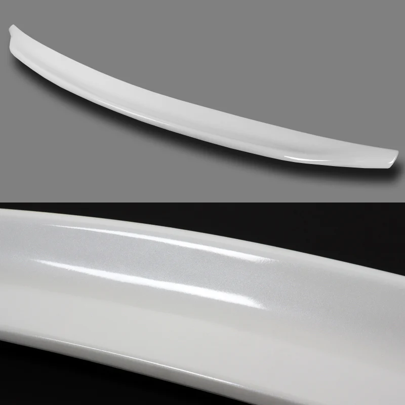 Rear Trunk Lip Spoiler Wing For 2008-2017 Mitsubishi Lancer EVO 10 -ABS Painted White - Image 3
