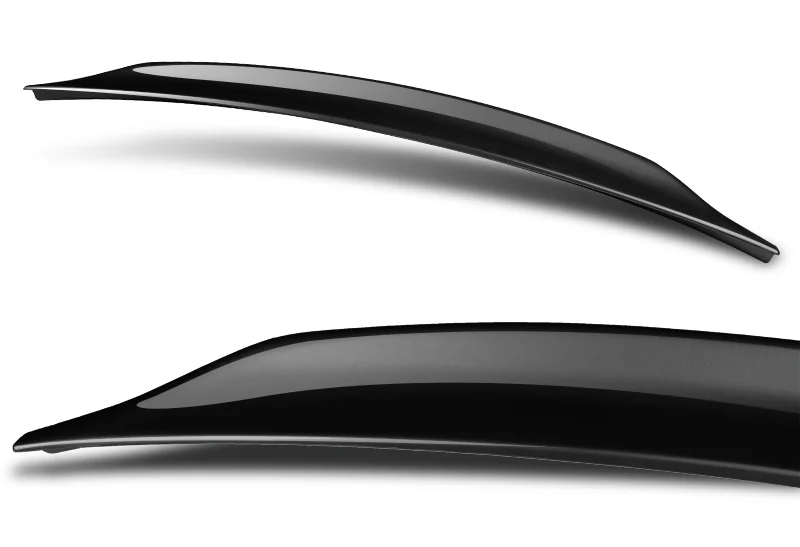 Rear Trunk Lip Spoiler Wing For 2008-2017 Mitsubishi Lancer EVO 10 -ABS Painted Black - Image 4