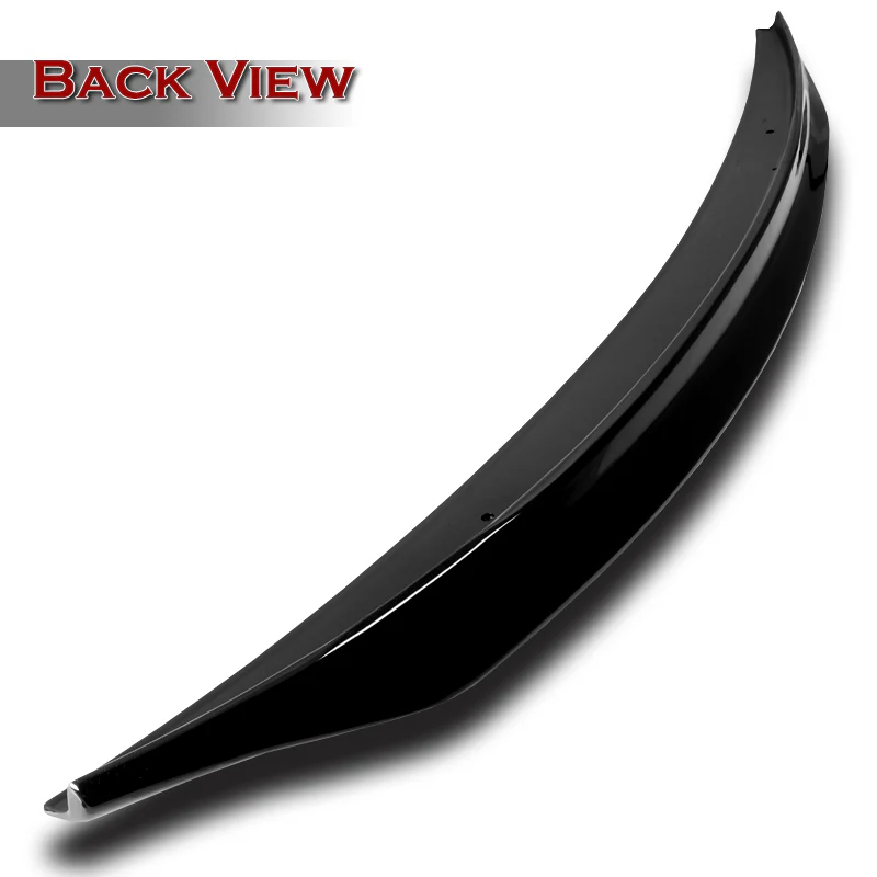 Rear Trunk Lip Spoiler Wing For 2008-2017 Mitsubishi Lancer EVO 10 -ABS Painted Black - Image 5