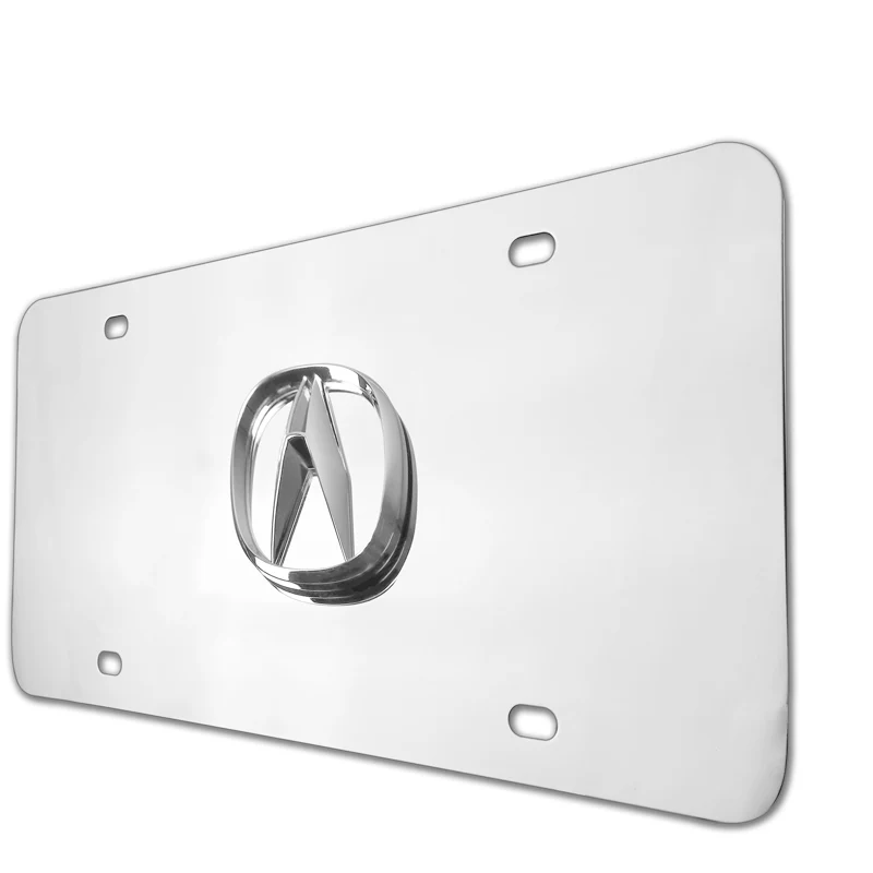 Acura Authentic 3D Logo Stainless Steel License Plate Frame 1pc Brand New - Image 6