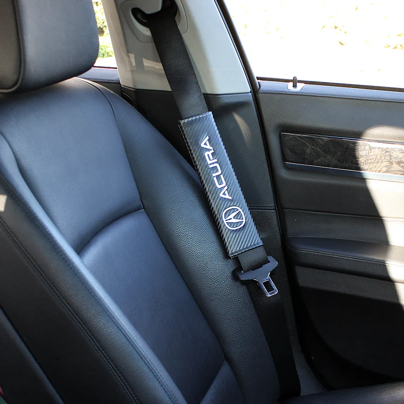 Acura Car Center Console Armrest Cushion Mat Pad Cover with Seat Belt Cover Set - Image 5