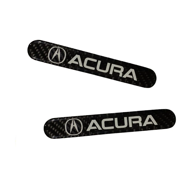 ACURA LOGO Set Emblems with Silver Keychain Wheel Tire Valves Air Caps - US SELLER - Image 4