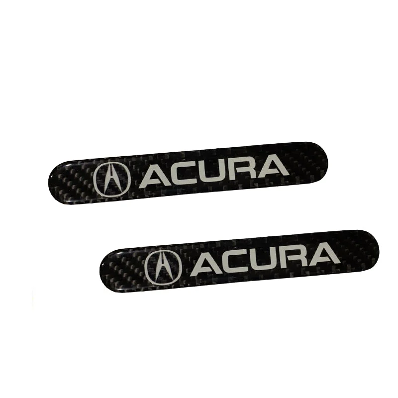 ACURA LOGO Set Emblems with Silver Keychain Wheel Tire Valves Air Caps - US SELLER - Image 7