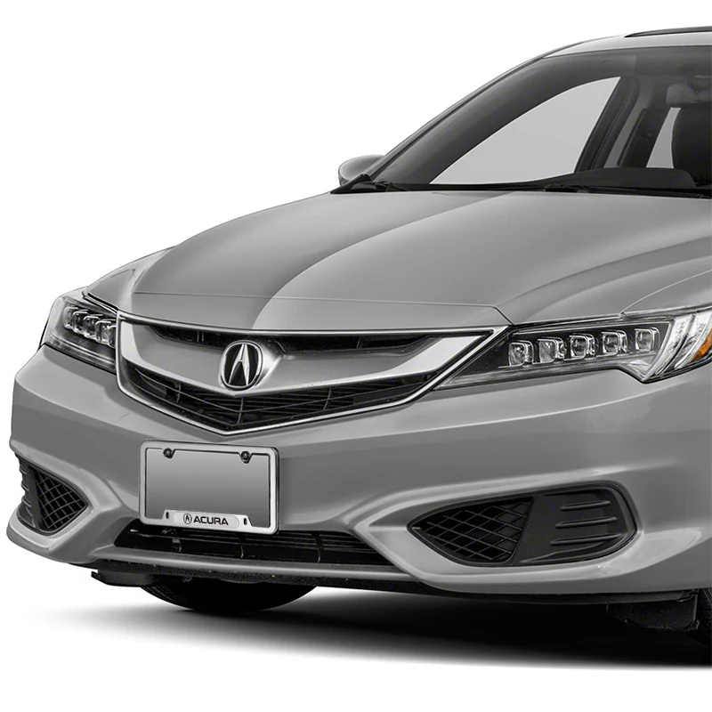 ACURA Stainless Steel Silver Metal License Plate Frame 2PCS For MDX RDX TSX TL with Caps Bolt SET - Image 8