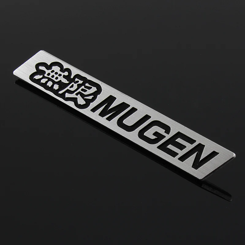 Mugen Black 3D Emblem Sticker (15CM) - Image 4