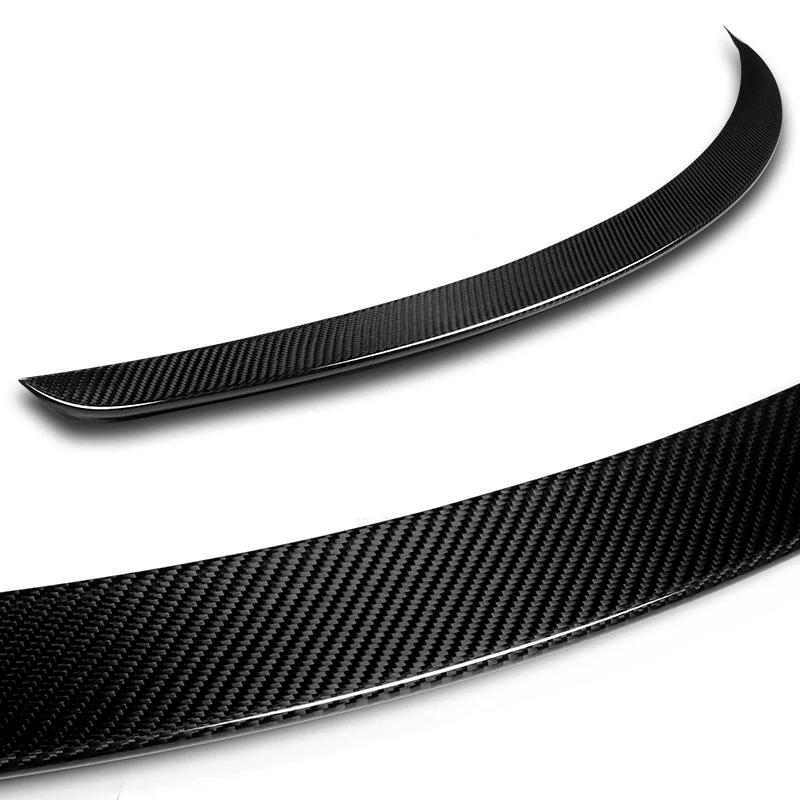 AMG-Style Rear Trunk Lip Duckbill Spoiler Wing For 2015-2021 Mercedes-Benz C-Class W205 4-DR / Sedan -Real Carbon Fiber - Image 3