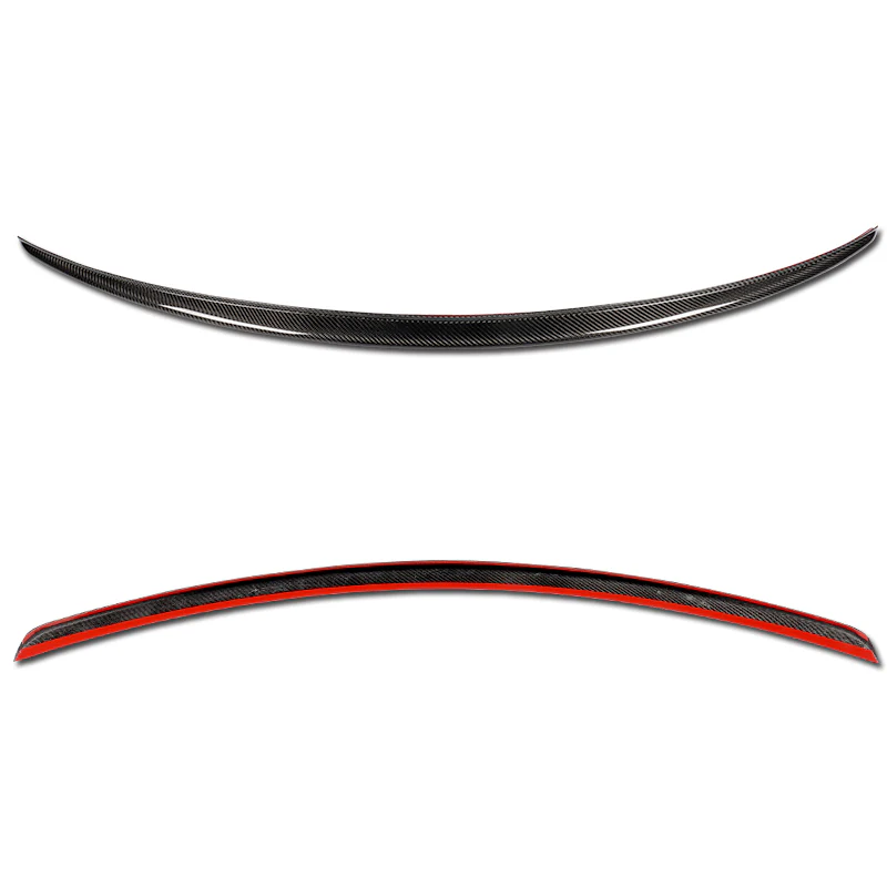AMG-Style Rear Trunk Lip Duckbill Spoiler Wing For 2015-2021 Mercedes-Benz C-Class W205 4-DR / Sedan -Real Carbon Fiber - Image 6