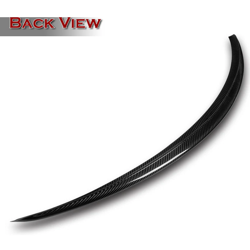 AMG-Style Rear Trunk Lip Duckbill Spoiler Wing For 2015-2021 Mercedes-Benz C-Class W205 4-DR / Sedan -Real Carbon Fiber - Image 7