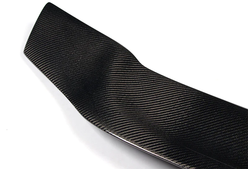 PSM-Style Rear Trunk Lip Duckbill Spoiler Wing For 2008-2014 Mercedes-Benz C-Class W204 -Real Carbon Fiber - Image 2