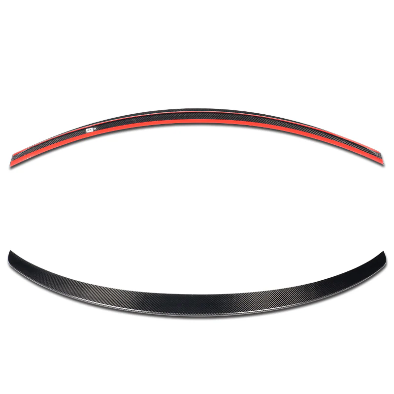 AMG-Style Rear Trunk Lip Duckbill Spoiler Wing For 2017-2021 Mercedes-Benz C300 C43 C63 W205 AMG 2-DR / Coupe -Real Carbon Fiber - Image 4