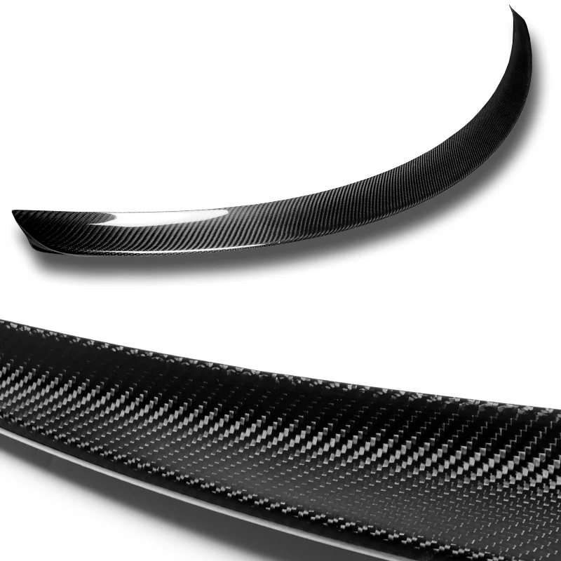 AMG-Style Rear Trunk Lip Duckbill Spoiler Wing For 2018-2021 Mercedes-Benz E-Class W238 2-DR / Coupe -Real Carbon Fiber - Image 2