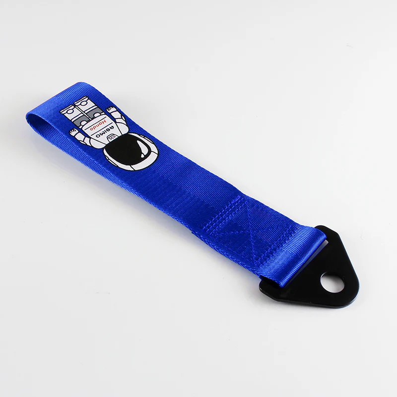 Honda ASIMO Blue Racing Tow Strap for Front / Rear Bumper - Image 2