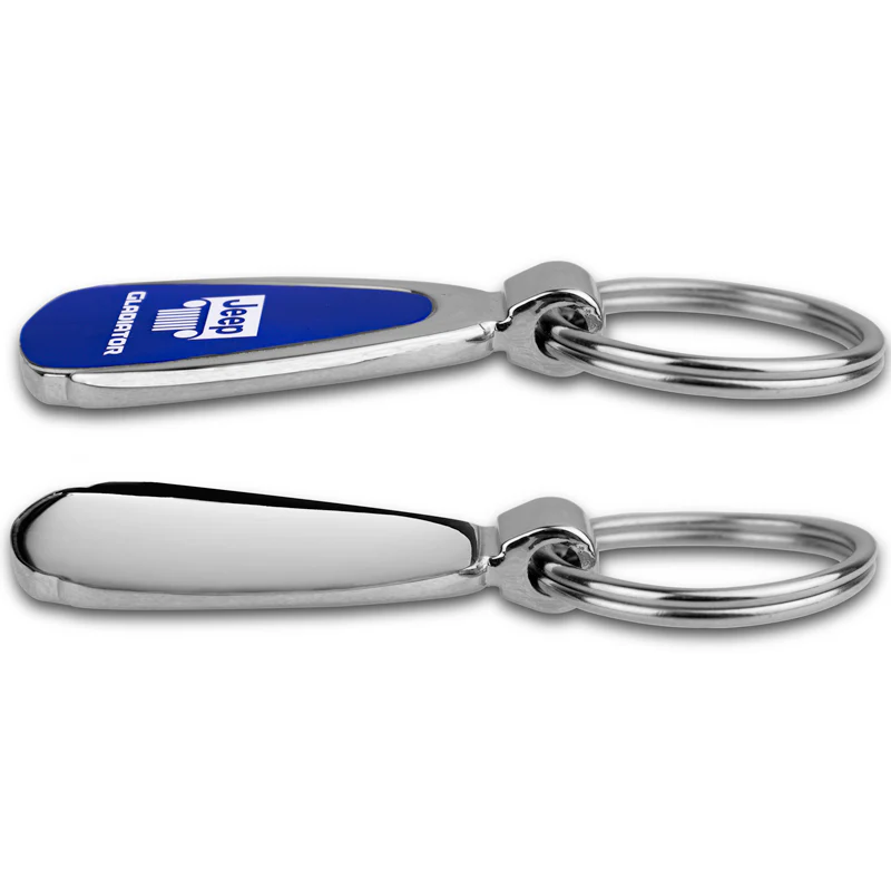 Au-Tomotive Gold For Jeep Gladiator Blue Teardrop Keychain Key Ring Fob Key Chain - Image 6