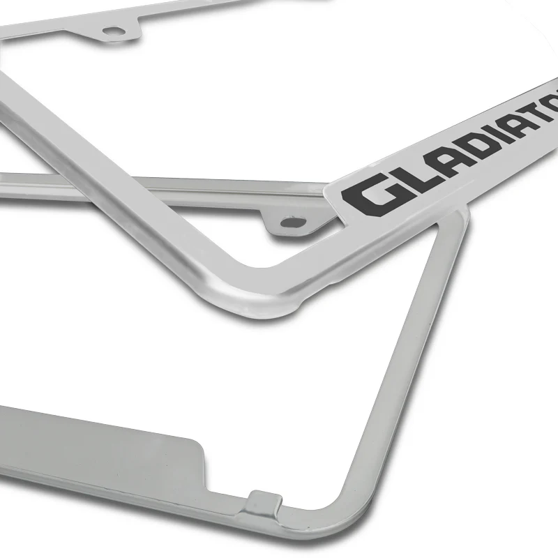 Au-Tomotive Gold for JEEP GLADIATOR Stainless Steel Brushed Laser Etched License Plate Frame - GF.GLAD.ES - Image 5
