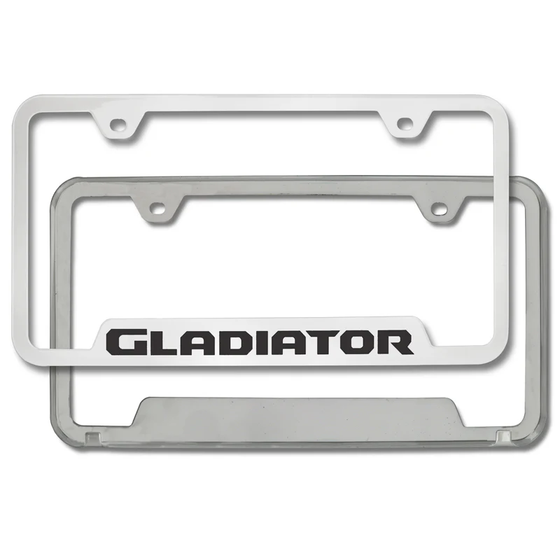 Au-Tomotive Gold for JEEP GLADIATOR Stainless Steel Brushed Laser Etched License Plate Frame - GF.GLAD.ES - Image 7