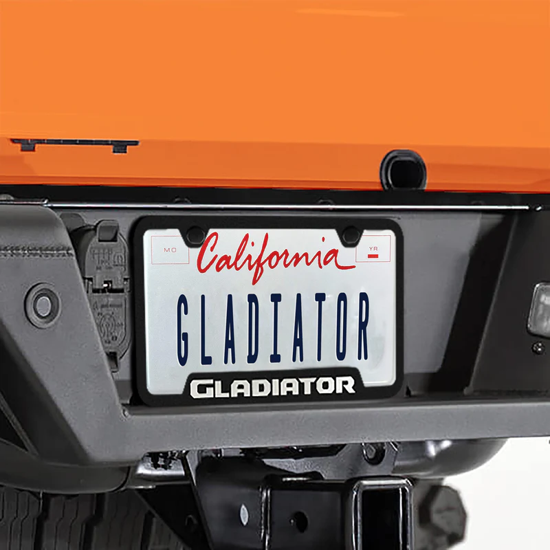 Au-Tomotive Gold for JEEP GLADIATOR Stainless Steel Rugged Black Laser Etched License Plate Frame - GF.GLAD.ERB - Image 4
