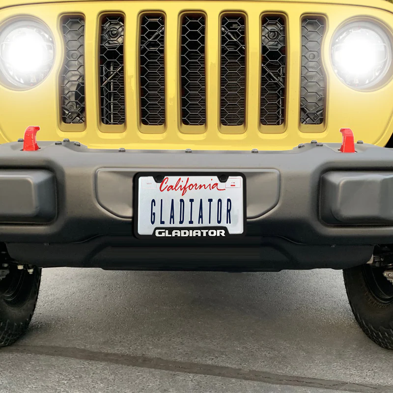 Au-Tomotive Gold for JEEP GLADIATOR Stainless Steel Rugged Black Laser Etched License Plate Frame - GF.GLAD.ERB - Image 7