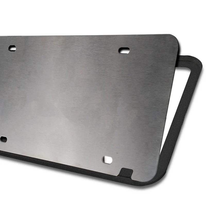 Au-Tomotive Gold for JEEP GLADIATOR Stainless Steel Rugged Black Laser Etched License Plate Frame - GF.GLAD.ERB - Image 8