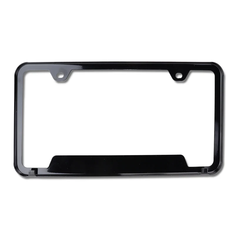 Au-Tomotive Gold Genuine JEEP Laser Etched Logo Black Stainless Cut-Out License Plate Frame GF.JEE.EB - Image 6