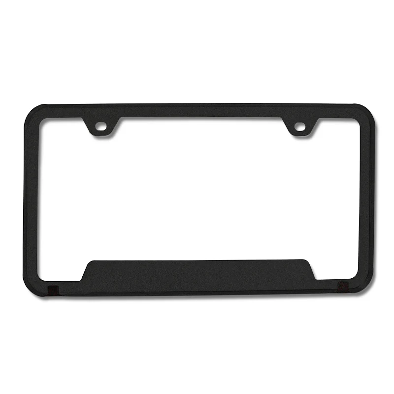 Au-Tomotive Gold Genuine JEEP Laser Etched Logo Mountain Rugged Black Stainless Steel Cut-Out License Plate Frame GF.JEEM.ERB - Image 8