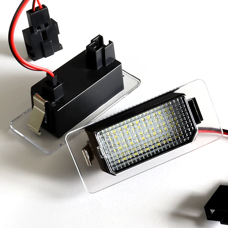 Audi A3 A4 A5 A6 A7 Q3 Q5 Q7 RS3 RS5 Bright White LED License Plate Lights (2pcs) - Image 2
