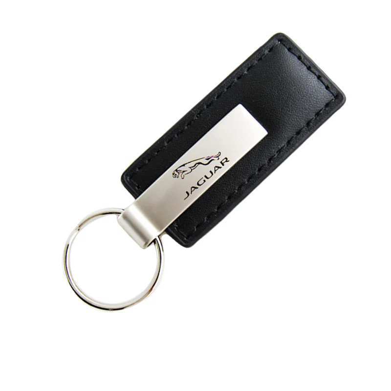 AUTHENTIC For JAGUAR Key Ring Black Leather Rectangular Keychain - KC1540.JAG - Image 4