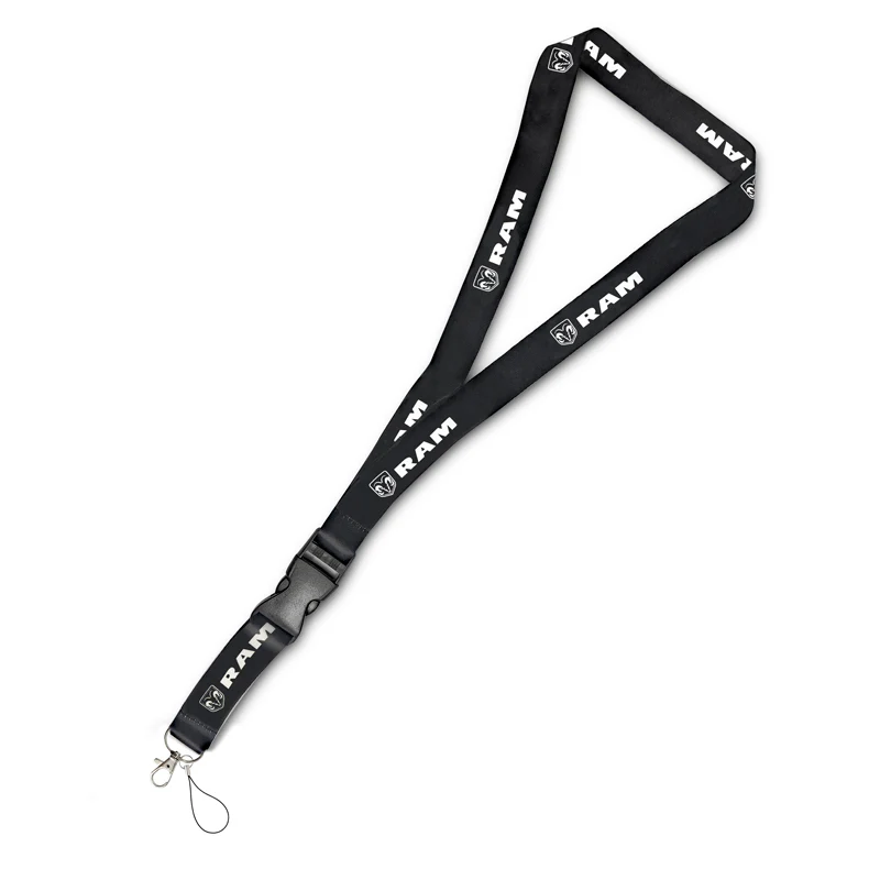 AuTomotive Gold Car Logo Neck Strap Cellphone Lanyard Keyring Key Chain for DODGE Ram - Image 7