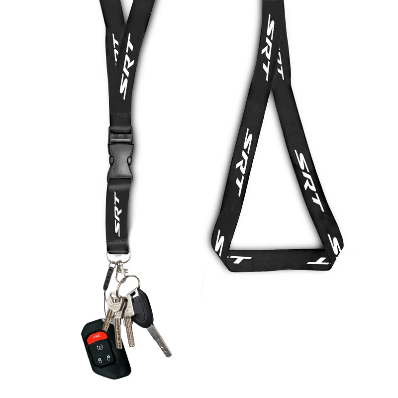 AuTomotive Gold Car Logo Neck Strap Cellphone Lanyard Keyring Key Chain for Dodge SRT - Image 4