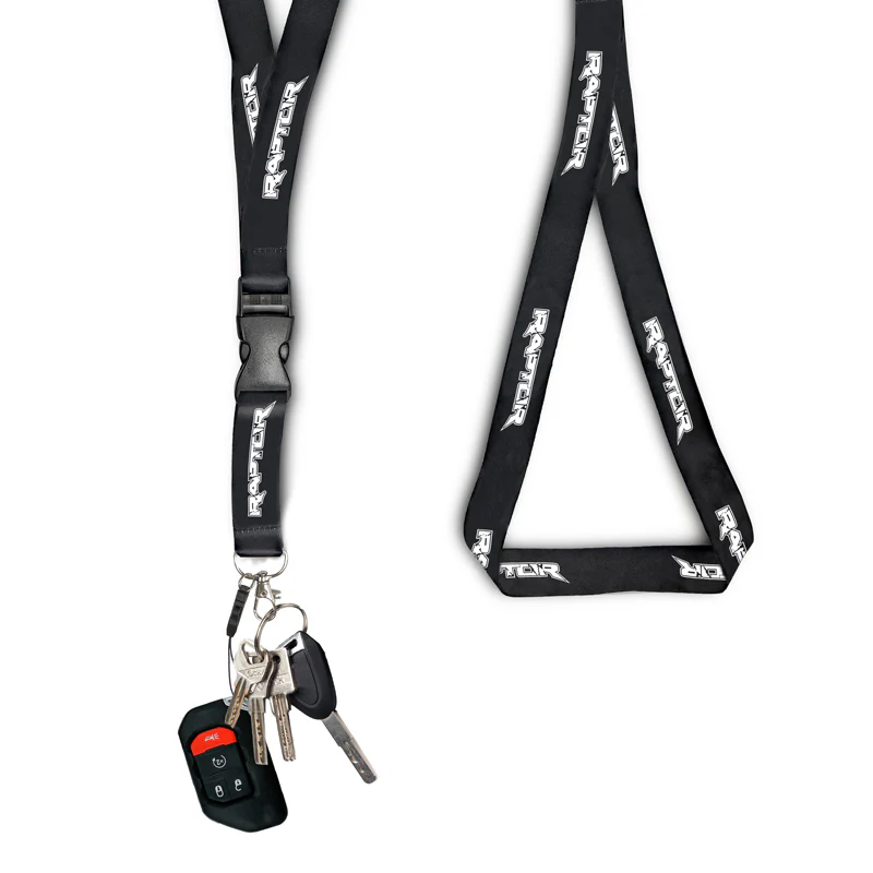 AuTomotive Gold Car Logo Neck Strap Cellphone Lanyard Keyring Key Chain for Ford Raptor - Image 2