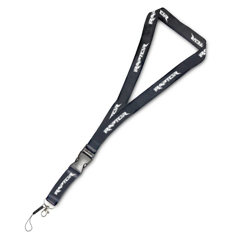 AuTomotive Gold Car Logo Neck Strap Cellphone Lanyard Keyring Key Chain for Ford Raptor - Image 5