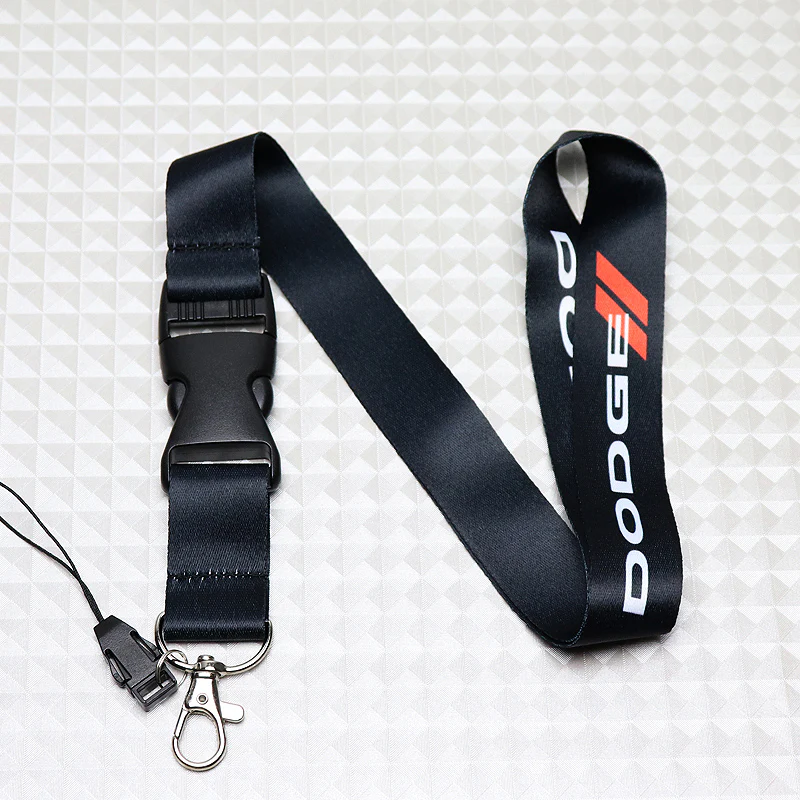 Dodge Black Keychain Lanyard - Image 3