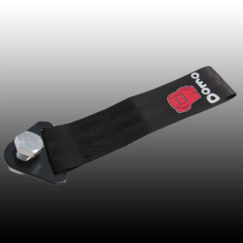 DOMO KUN Black & Red Racing Tow Strap for Front / Rear Bumper - Image 4