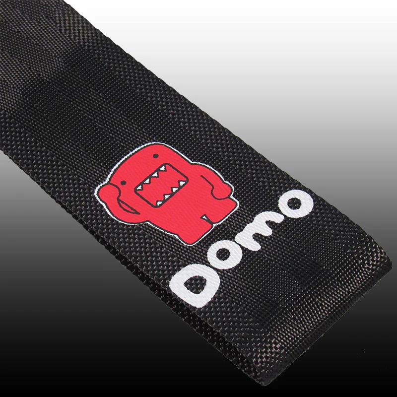DOMO KUN Black & Red Racing Tow Strap for Front / Rear Bumper - Image 5