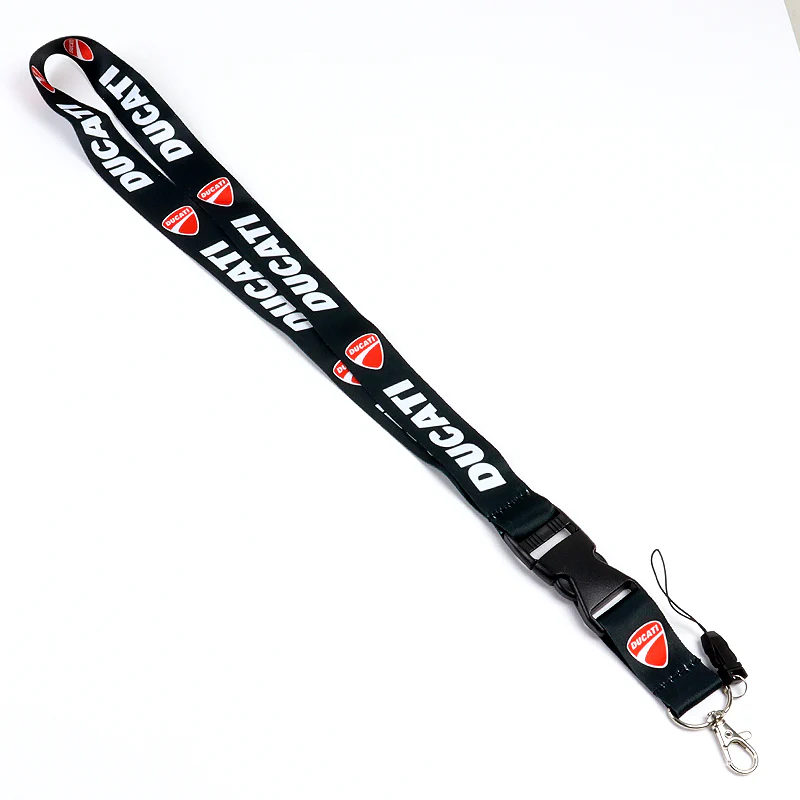 Black Ducati Racing Keychain Lanyard Quick Release Key chain Strap Gift - Image 3