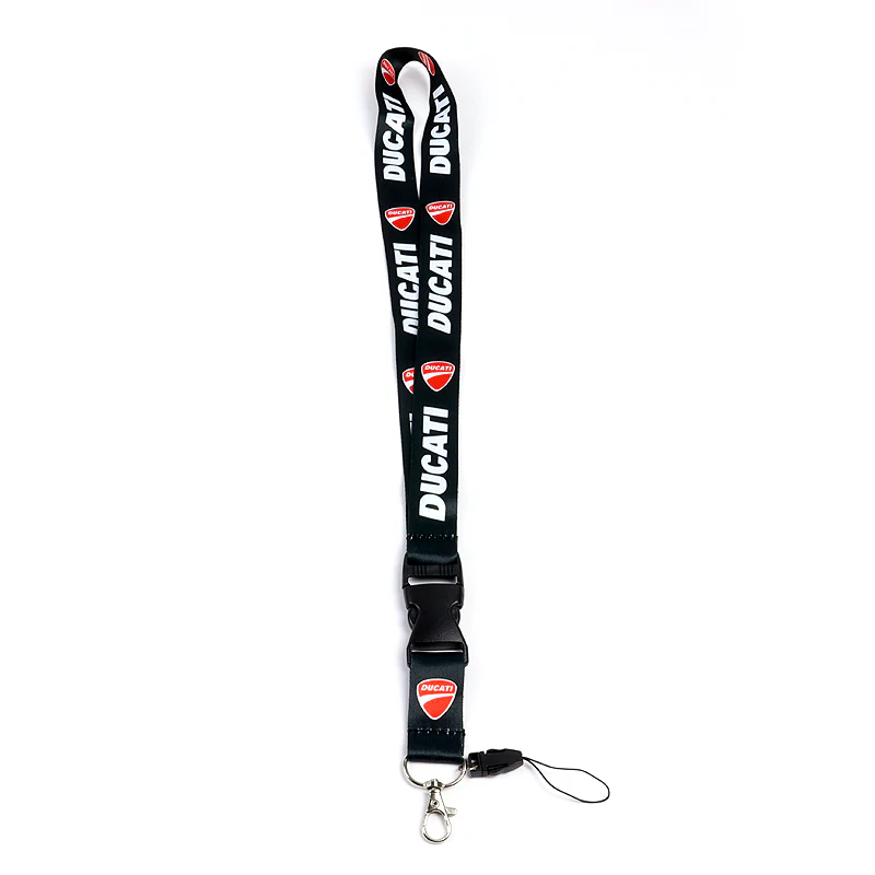 Black Ducati Racing Keychain Lanyard Quick Release Key chain Strap Gift - Image 5