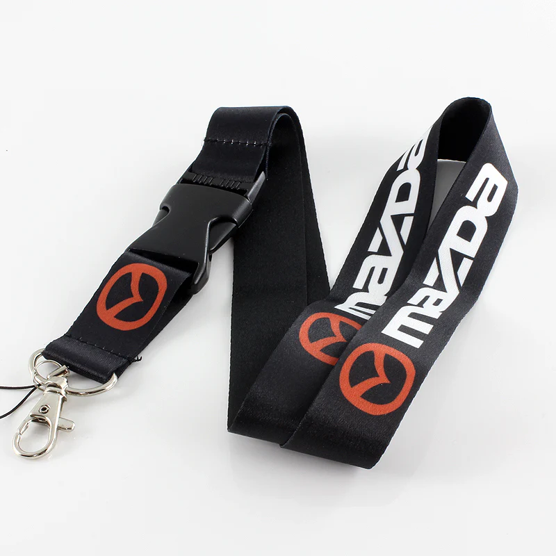 Mazda Black Keychain Lanyard - Image 4