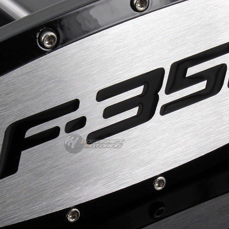 Black FORD F-350 LOGO Hitch Cover Plug Cap For 2" Trailer Receiver with ALLEN BOLTS DESIGN - Image 3