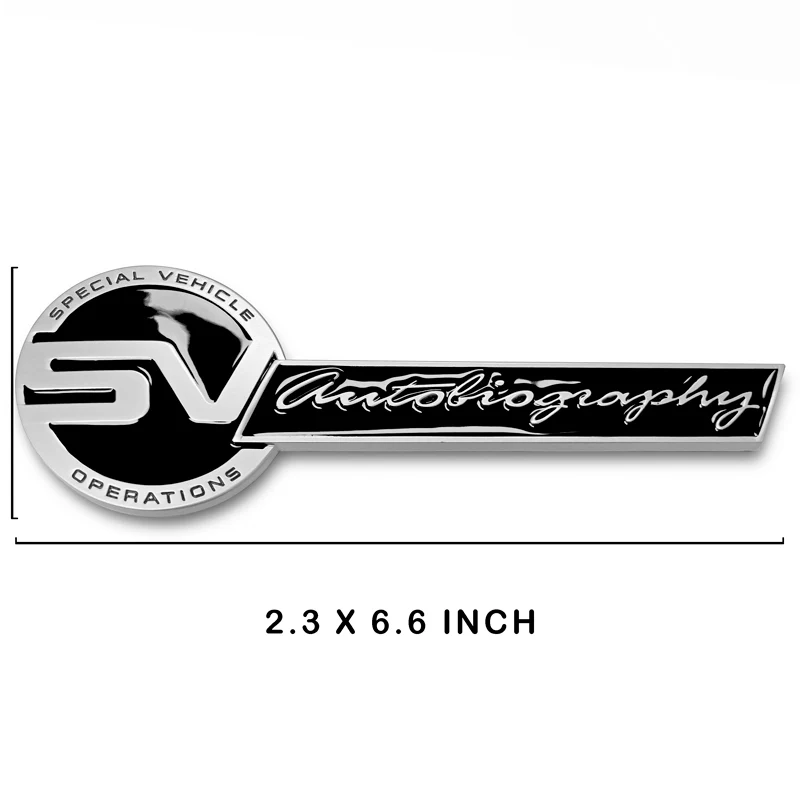 Black Ford Motor Mustang SVO Side Fender & Rear Trunk Emblems - Pair - Image 4