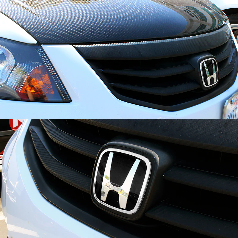 Black H Emblem 2PCS Set Front & Rear For 2012 13 14 15 16 HONDA CIVIC Coupe 2 Door Si DX EX - Image 4
