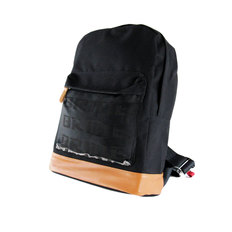 BLACK JDM BRIDE RACING BACKPACK RECARO RACING HARNESS ADJUSTABLE SHOULDER STRAPS - Image 2