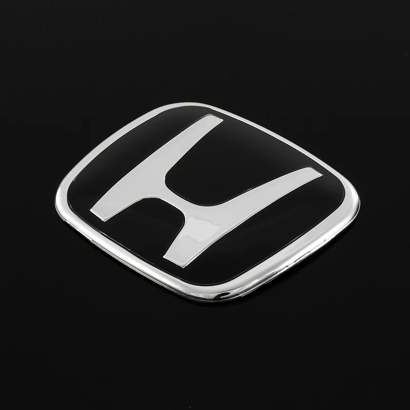 Black JDM H Emblem 2 PCS Set Front & Rear For 2008-2014 ACCORD COUPE 2DR - Image 5