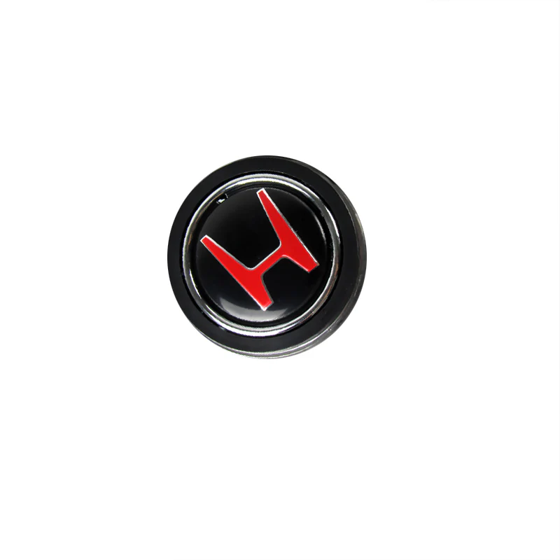 Black JDM Horn Button Honda Acura NSX EG6 EK9 DC2 For Momo Steering Wheel - Image 4